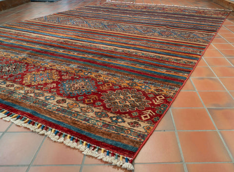 Handmade Afghan Kharjeen carpet - 309790