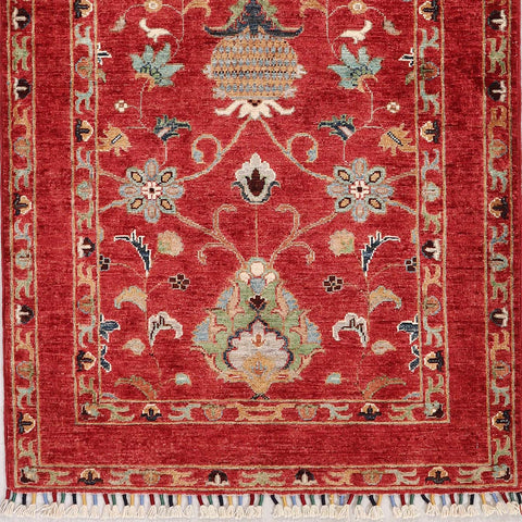 Handmade Afghan Sultani rug - ENR309850