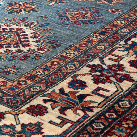 Handmade fine Afghan Kazak square rug - 309882