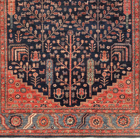 Handmade Afghan Choeb Rang rug - ENR309998