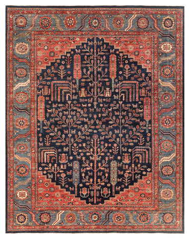 Handmade Afghan Choeb Rang rug - ENR309998