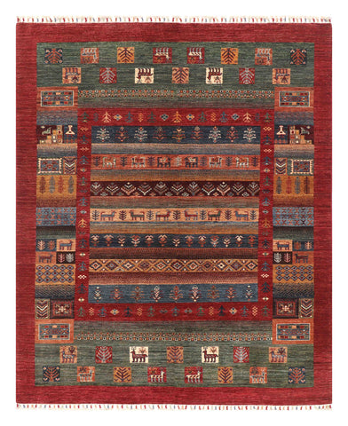 Handmade Afghan Loribaft rug - ENR310015