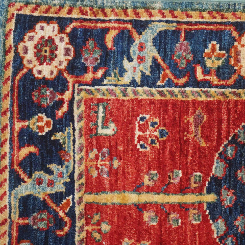 Handmade Afghan Loribaft rug - ENR310028