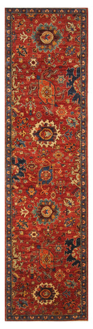 Handmade Afghan Aryana medium runner - ENR310049