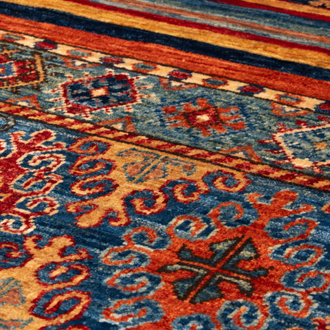 Handmade Afghan Kharjeen short runner - 310077