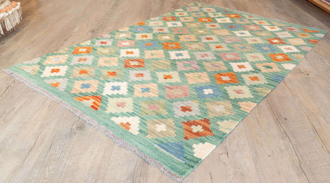Handmade Afghan Kilim - 310189