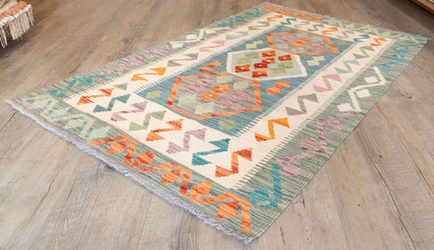 Handmade Afghan Kilim - 310194