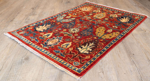Handmade Afghan Choeb Rang rug - 310268