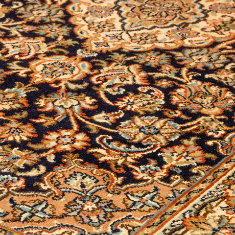 Handmade fine Kashmir silk rug - 310283