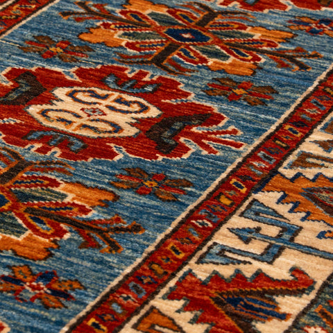 Handmade Afghan Shirvan short runner - 310350