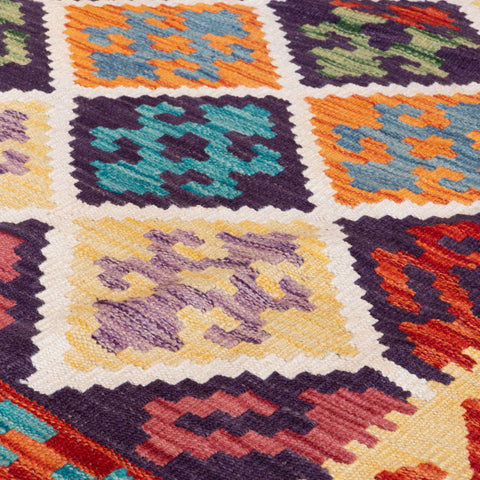Handmade Afghan Kilim - 310366