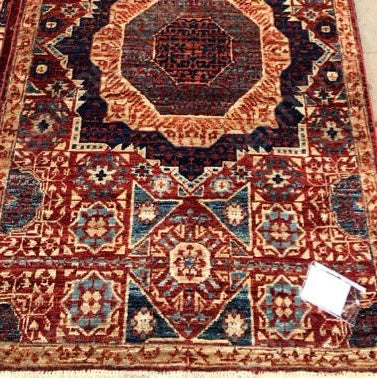 Handmade Afghan Mamluk runner - ENR306431