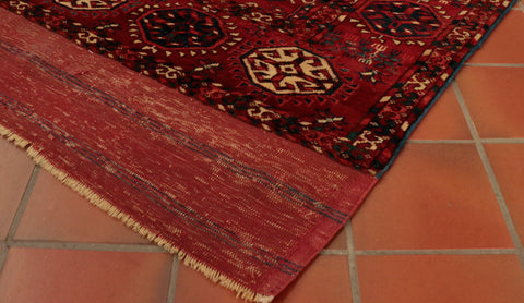 Antique handmade Tekke Turkoman carpet - 139668