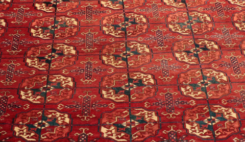 Antique handmade Tekke Turkoman carpet - 139668