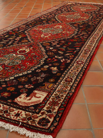 Handmade Persian Qashqai wide runner - 262454