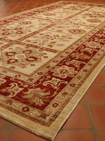 Fine handmade Afghan Ziegler wide runner - 263194