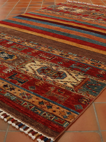 Handmade Afghan Samarkand rug - 273858