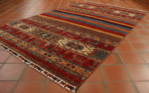 Handmade Afghan Samarkand rug - 273858