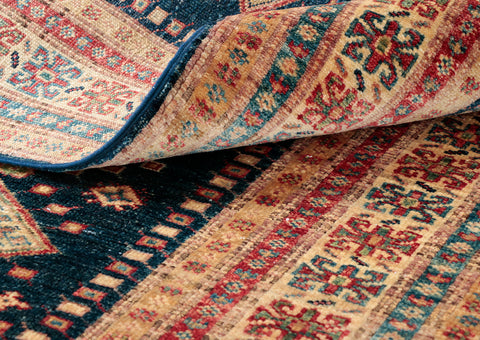 Extra fine handmade Afghan Kazak runner - 274079