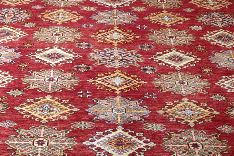 Fine handmade Afghan Kazak carpet - 284953