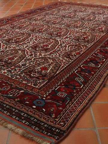 Antique handmade Qashqai rug - 295623