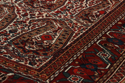 Antique handmade Qashqai rug - 295623