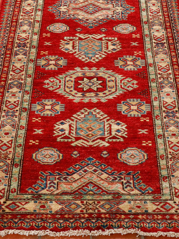 Fine handmade Afghan Kazak runner - 295682