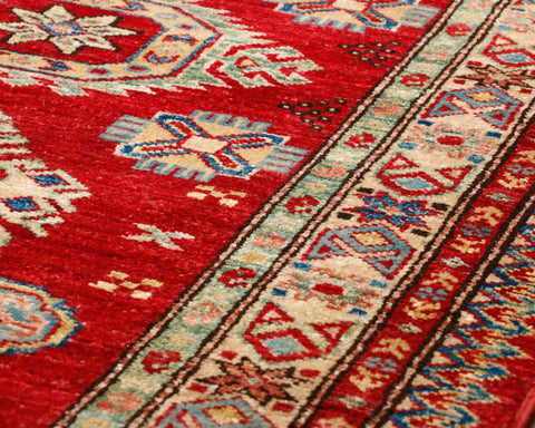 Fine handmade Afghan Kazak runner - 295682