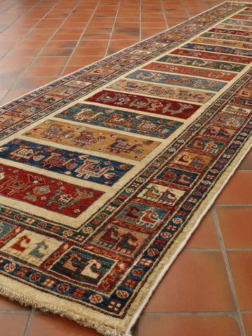 Handmade Afghan Aryana runner - 295716