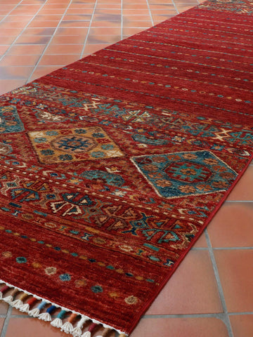 Fine handmade Afghan Samarkand runner - 295724