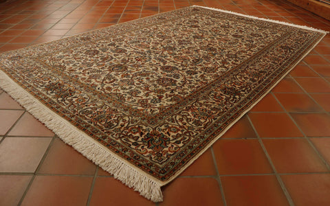 Fine handmade Kashmir silk rug - 306279