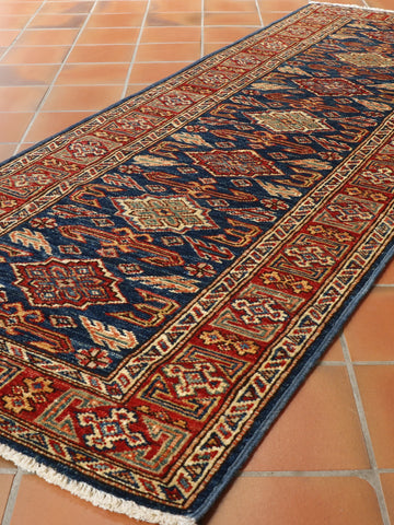 Fine handmade Afghan Kazak runner - 306325