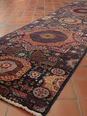 Handmade Afghan Mamluk runner - 306430