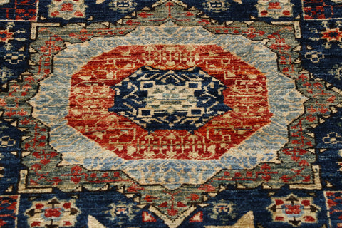 Fine handmade Afghan Mamluk short runner - 306461