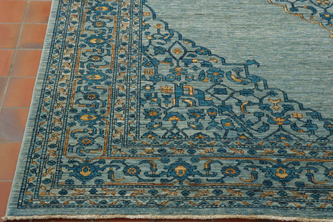 Fine handmade Afghan Modern Ziegler carpet - 306472