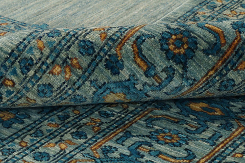 Fine handmade Afghan Modern Ziegler carpet - 306472