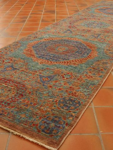 Fine handmade Afghan Mamluk runner - 306519