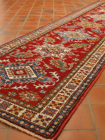 Fine handmade Afghan Kazak runner - 306629