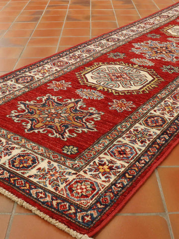 Fine handmade Afghan Kazak runner - 306633