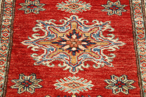 Fine handmade Afghan Kazak runner - 306633