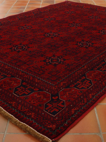 Fine handmade Afghan Belgique rug - 306655