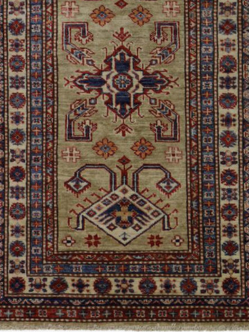 Handmade Afghan Kazak rug - ENR307034