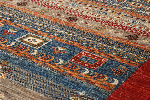 Fine handmade Afghan Loribaft rug - 307339