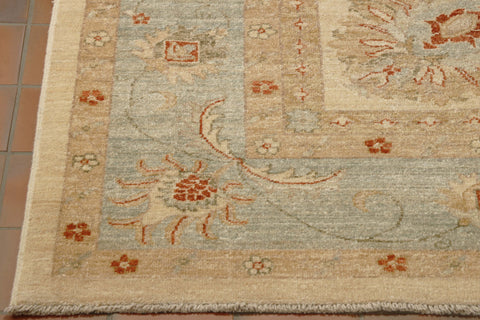 Handmade fine Afghan Ziegler carpet - 307635