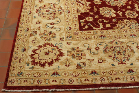 Fine handmade Afghan Ziegler square carpet - 307658