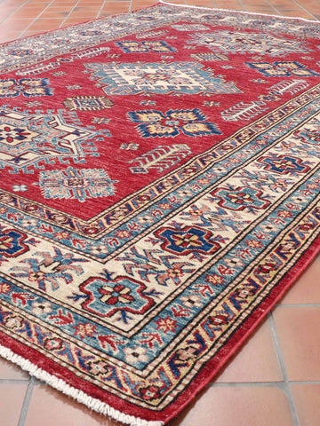 Handmade fine Afghan Kazak rug - 307799