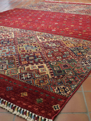 Handmade Afghan Kharjeen carpet - 307808