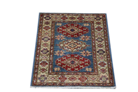 Handmade fine Afghan Kazak rug - ENR307903