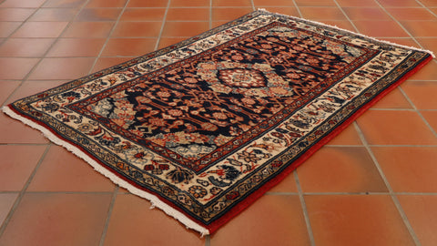 Antique handmade Persian Meshgabad rug - 307912