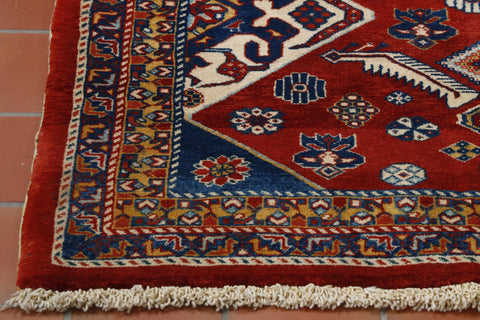 Fine handmade Persian Qashquli rug - 307917